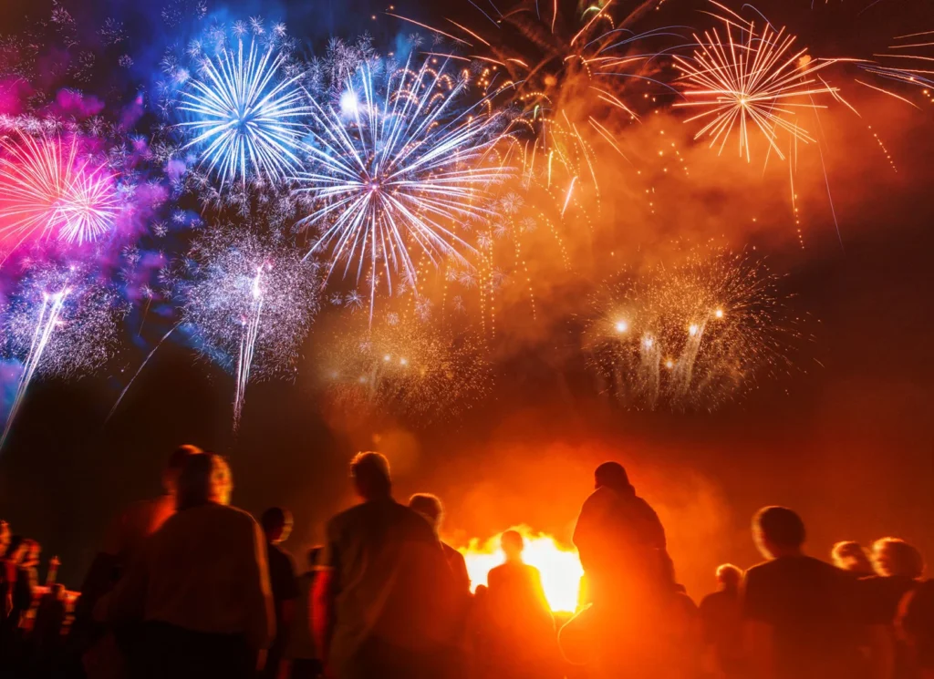 Feuerwerk zum Jahreswechsel